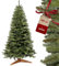 Håvn ® Premium Künstlicher Weihnachtsbaum 180cm | Naturgetreue Optik, Extra Dichte Zweige, Inklusive Holzständer & Aufbewahrungstasche – Hochwertiger Tannenbaum für Festliche Dekoration