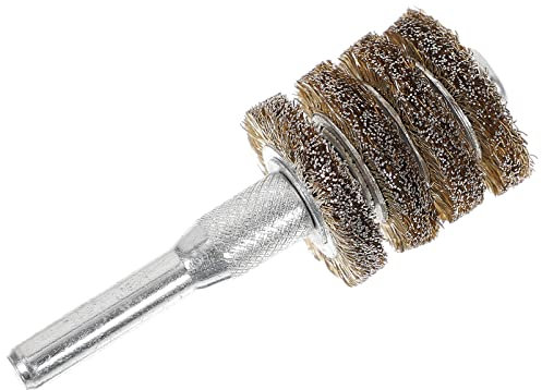 GLEAVI Drahtbürste Für Bohrmaschine 4-lagig Stahl Material 25mm Metall Rostlöser Elektro Bohraufsatz Polier Und Reinigungsbürste