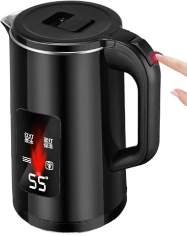 Bollitore elettrico | Bollitore elettrico in acciaio inox, bollitore isolato, bollitore ad ebollizione rapida per feste di famiglia, camera da letto