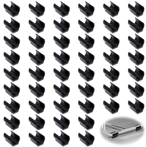 Sixfolo 50 Piezas Deslizadores para Sillas en Forma de U 19 mm