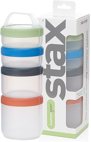 humangear Unisex – Erwachsene STAX Dose, Mehrfarbig, L