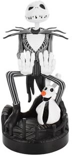 Cableguys The Nightmare Before Christmas Jack Skellington Controller Halter & Handy Ständer - Gaming Zubehör für Setup, Ständer Kompatibel mit Xbox-, PlayStation- & den meisten Standard-Controllern