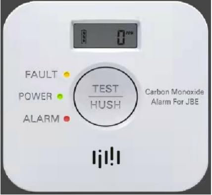 LIORQUE Kohlenmonoxid Melder, CO Melder mit 10-Jahres-Batterie, 10 Jahre Sensor, LCD Display, 85 dB Alarm, EN 50291 Zertifiziert, Weiß