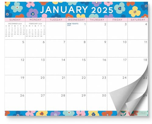 S&O - Calendario magnético floral para nevera de enero de 2025 a junio de 2026, calendario de refrigerador extraíble para rastrear eventos y citas, calendario magnético de 18 meses para nevera para