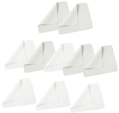 Ipetboom 10 Unidades Paño para Limpiar Gafas Microfibra Alta Absorción Efecto Limpieza Potente para Lentes Cámaras Pantallas Portátil