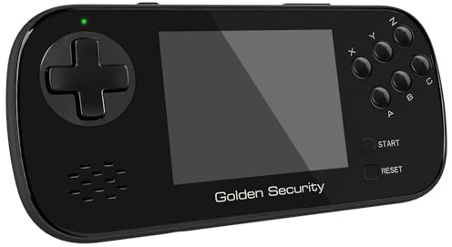 Consola de Juegos portátil para niños, 156 Juegos de 16 bits incorporados, Pantalla a Todo Color de 3,5 Pulgadas, Mini acrade Machine con diseño Retro con batería Recargable (Negro)