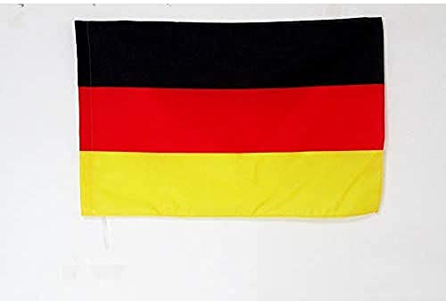 AZ FLAG Bandera Nacional DE Carrera Alemania 90x60cm para Palo - Bandera Alemana 60 x 90 cm