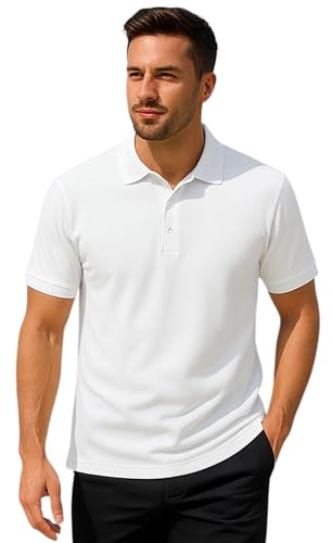 Urban Road Mens Premium Comfort Fit Polo Shirt – Short Sleeve, Plain, Classic Knitted Collar, 50/50 Cotton Polyester, 220gsm, Casual & Workwear