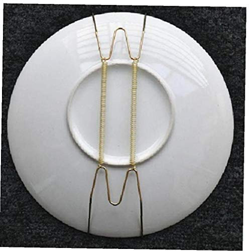 Froiny 1pc Hangers Plate Invisible pour Les Murs Hangers Plaque, Assiettes Décoratives Crochets Porte-Vaisselle Diaplay, 12inch