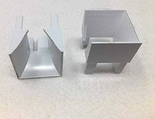 Rolladen Einlauftrichter 1 Paar 34x32 Satz 2 ST. PVC Rechts Für Mini und Maxi