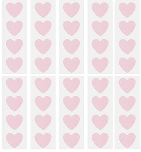 EXCEART Wundpflaster Wunder Cartoon Pflaster Herz Form 50 Stücke atmungsaktive Klebebandagen Erste Hilfe Bandage Klebebänder Kinderpflaster Heftpflaster Pflasterstrips für Wunden Narbenstreifen