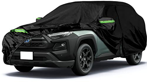 Autoabdeckung Wasserdicht Ersatz für Toyota Rav4 SUV 2012-2025, Vollgarage Autoplane Auto Abdeckplane Outdoor Abdeckung Staubdicht UV-Schutz Schneeschutz