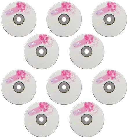 Leere CDs Zum Brennen von Musik, Leere CD-R-Discs, 52 X 730 MB, Hochleistungsaufnahme, Kompatibel mit den Meisten CD-R-Laufwerken, Zum Speichern Digitaler Bilder und