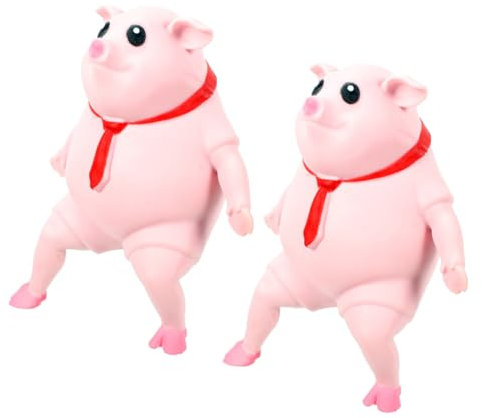 VICASKY 2St Squeeze- - stressabbau dekompressionsspielzeug lauch Kuscheltier Fun Toy tierisches Quetschspielzeug kniffliges Weichkleber Rosa