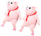 VICASKY 2St Squeeze- - stressabbau dekompressionsspielzeug lauch Kuscheltier Fun Toy tierisches Quetschspielzeug kniffliges Weichkleber Rosa