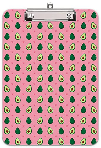 Hnogri porte bloc a4 avec pince, Plastique dur, Clipboard A4 dessin de mode, Planchettes à pince et porte-formulaires, 32CM x22CM, Avocat