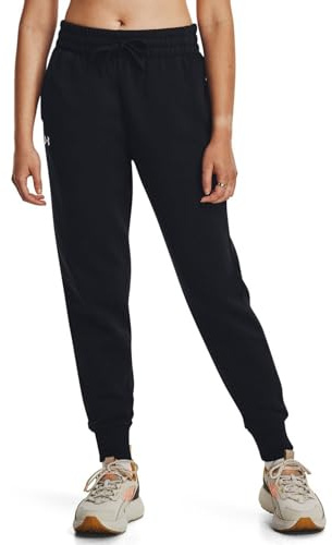 Under Armour Women's UA Rival Fleece Jogger Shorts, Black