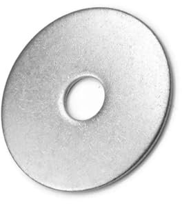 Karosseriescheiben Edelstahl A2 - Kotflügelscheiben - Beilagscheiben - Unterlegscheiben (Große:M8 [8,4 IØ x 50 AØ x 1,25] Menge:10)