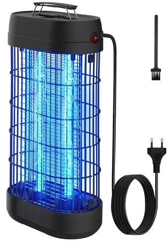 Regevo Lámpara Antimosquitos Eléctrica 22W, Mata Moscas y Mosquitos Exterior e Interior, Cobertura 100m², Trampa de Luz UV 365nm para Insectos, Polillas, Ideal para Jardín, Terraza, Camping y Hogar