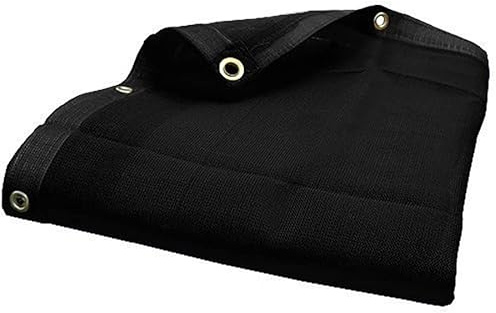 8' x 30' (Black) HD Mesh Tarp Net Sun Shade Fence Screen Patio Canopy Cover