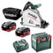 Metabo Akku-Tauchkreissäge KT 18 LTX 66 BL – 601866810 – 18 V – Mit Brushless-Motor für präzise Sägeschnitte bis 66 mm Tiefe – Inkl. Ladegerät ASC 145 und 2 x 8Ah Akkupack