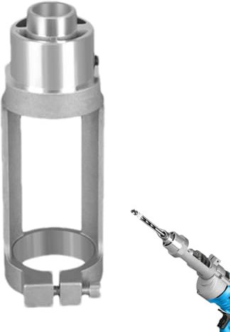 Einsteckaufsatz für Bohrmaschine, Bohrmaschinenadapter für Handbohrmaschine, Vierkantloch-Bohreradapter, Bohrmaschinenzubehör, Fugenstemmer-Bit-Adapter für Holzbearbeitungswerkzeuge