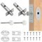 Ultimate Home and Workplace Security Solution - 2Pairs Dead Bolts, Anti-Theft Door Locks With Silver Deadbolt for Internal Doors