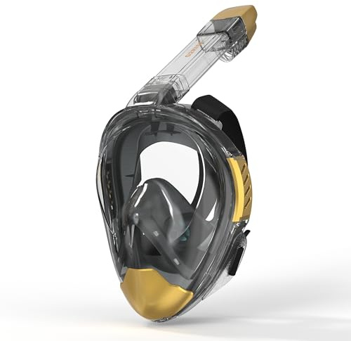 G2RISE Full Face Snorkel Mask Adult, Snorkel Set Adult for Men and Women