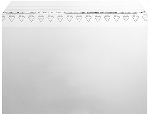 100 B4-Folienversandtaschen, Adhäsionsverschlussbeutel, Folienbeutel, Klappenbeutel | Premium: 70 µm stark | 360 x 250 mm, mit Abziehstreifen, glasklar-transparent