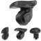 perfk 2 Paare Ersatzrollen Kofferrollen Ersatz Gepäck Koffer Roller Skate Rad Reparatur Kits, Reisekoffer Rolle Transportrollen