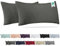 Barbons Kissenbezug 40 x 80 2er Set – 165 g/m² Oeko-TEX Zertifiziert Kopfkissenbezug 100% Jersey Baumwolle weiche Kissenbezüge Kissenhülle mit Reißverschluss (40x80-Anthrazit)