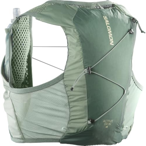 Salomon Active Skin Set med 4 bröstfickor som är lätta att återfukta SensiFit Comfort, säker förvaring för korta äventyr på spåret