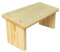 Aymzbd Meditationsbank, Kniehocker Aus Holz, Ergonomischer Holzstuhl, Niedriger Sitz, Yoga, Gebet, Ohne Kissen, 42x18x15.5cm