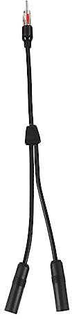 Veemoon 1 Pc Adaptateur Rallonge Électrique Séparateur D'antenne De Voiture Prise 1 Mâle 2 Femelles Accessoire De Voiture Diviseur D'antenne De Voiture Câble Fiche Plastique