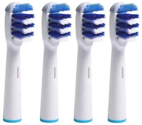 Ersatzbürstenköpfe, kompatibel mit Oralb Tri-Zone, 4 generische EB30-Bürstenköpfe für die meisten elektrischen Zahnbürsten von Oralb