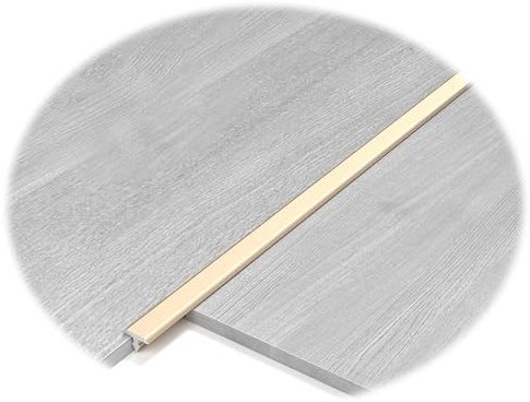 JDFVHJF 3 Pezzo Profilo T in Alluminio Profilo di Transizione 3X90cm Porta e Riempimento Fessure Parquet e Piastrelle (Size:10mm,Color:Oro)