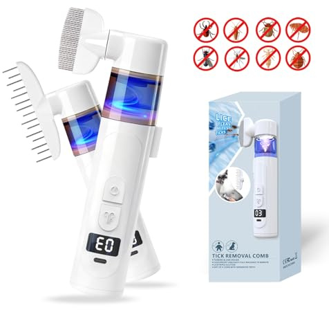 Peigne Anti Poux Electrique,Recharge Sans Fil 2 En 1 Aspirateur A Poux,Multifonctionnel Professionnel Poux Outil De Nettoyage Convient Aux Enfants Et Aux Animaux De Compagnie,Produit Anti Poux