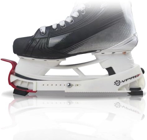 Vpro Verstellbarer Schlittschuhschutz, Hockey-Skate-Kufenschutz, Schlittschuh-Kufenabdeckung, Hockey-Skate-Hartschutz für Eishockeyschlittschuhe und Schlittschuhe