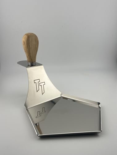 Turbo Trusser Plateau à fromage Brie avec couteau de service I Facilement fumer du brie I Parfait pour fumoir, grill et four I Passe au lave-vaisselle I Fabriqué aux États-Unis I 1 plateau