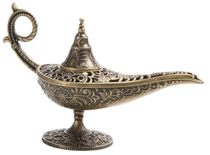 KiBcsLic Brûleur de Aladding avec Couvercle Décoratif, Encensoir de Bureau, Support de Lampe à Souhait pour Fête, Spa