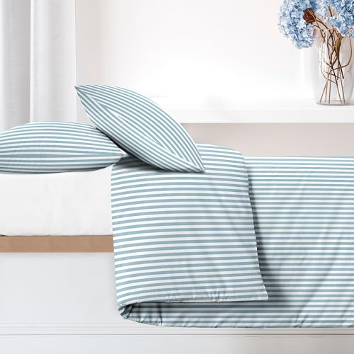 Ruggeri - Set Copripiumino - 100% Cotone di Alta Qualità Morbido e Traspirante | 2 Federe + 1 Copripiumino | Collezione Everyday (Tweed, Matrimoniale)