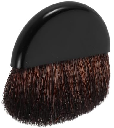Operitacx Brocha Cerdas de Nylon Suaves Portátil para Rubor de Maquillaje Diseño Compacto y Aplicación Uniforme Adecuado para Maquillaje Diario y Viajes