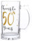 50.Geburtstag Geschenk, Männer und Frauen jubeln 50. Geburtstag Bierkrüge, Jubel zum 50. Geburtstag Bierglas, 50. Geburtstag Party Hochzeitstag dekoratives Geschenk, 18 Unzen
