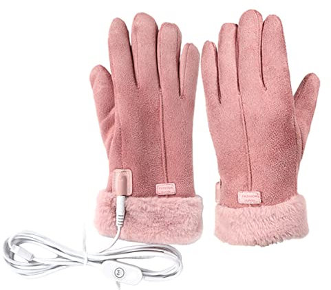 SKISUNO USB Beheizbare Winterhandschuhe Für Damen Und Herren Thermisch Schnelles Aufwärmen Wind Wasserabweisend Geeignet Für Outdoor-Sport Skifahren Reiten Camping Waschbar