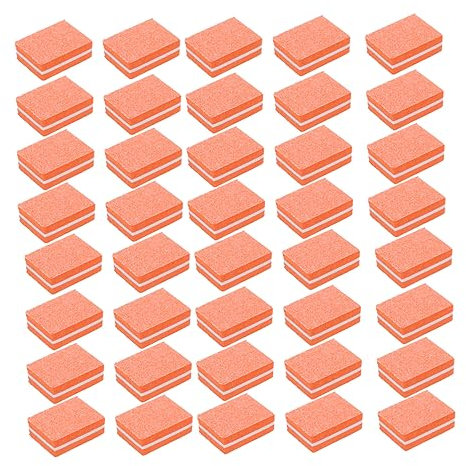 Vaguelly 50 Piezas Limas De Esponja Para Uñas Mini Bloques De Esponja Para Manicura Herramientas De Pulido De Uñas De Lados Para Salón