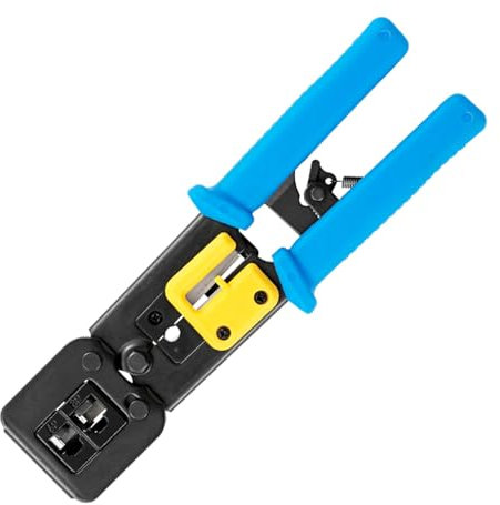 Crimpadora de red para pelacables RJ11, RJ12, RJ45, 6P6C, 8P8C, alicates para redes telefónicas