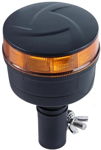 YSQOJF Luces de giro Baliza Advertencia Seguridad Giratoria 30 LED 12 V-24 V Luz Estroboscópica De Emergencia Para Camiones Tractores Quitanieves Y Accesorios Tractores Indicador Intermitente Lateral