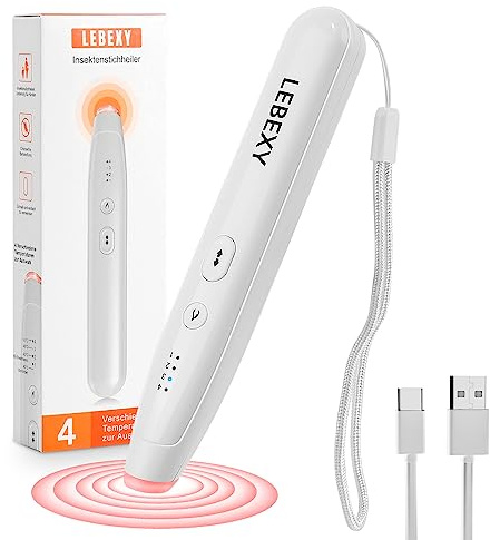 LEBEXY Electric Insect Bite Healer | Insect Bite Healer | Electric Bite Healer Insect Pen Mosquito Pen Heat Pen Anti Itching Mosquito Pen Heat Pen Against Mosquito Bites