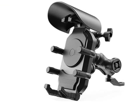 DIQXLGS Stöttålig Motorcykelmobilhållare Laddare För Motorcykel Cykel Bicycle Scooter Ställ 15W Trådlös 18W USB 30W Type-C