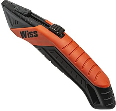 Wiss WKAR2EU Auto-Retracting Safety Utility Knife with Quick and Easy Blade Change